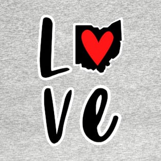 Love State of Ohio T-Shirt